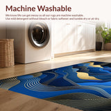 Contemporary Abstract Color Splash(Blue)