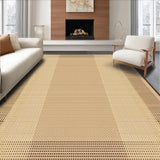 Ultra Soft Area Rug, Non Slip, Stain Resistant, Washable Area Rugs for Living Room, Bedroom, Trendy Subtle Geometric Arrangement(Beige)