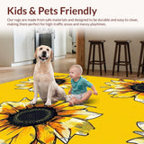Chic Sunflower Patterned Decor(Yellow)