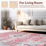 Artistic Distressed Floral Composition(Pink)