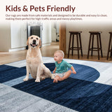 Contemporary Ogee Shape Accent(Blue)