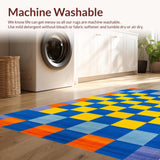 Chic Rainbow Trellis Composition(Blue)