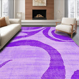 Ultra Soft Area Rug, Non Slip, Stain Resistant, Washable Area Rugs for Living Room, Bedroom, Playful Colorful Shag Elegance(Purple)