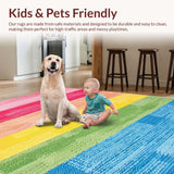 Charming Pastel Rainbow Motif(Pink)