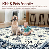 Contemporary Snowflake Lattice Arrangement(Blue)