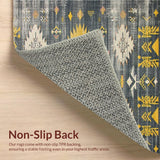 Vintage Ethnic Distressed Aesthetic(Yellow)