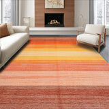 Ultra Soft Area Rug, Non Slip, Stain Resistant, Washable Area Rugs for Living Room, Bedroom, Elegant Minimalist Geometric Concept(Brown)
