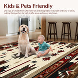 Warm Red and Brown Tapestry(Red)