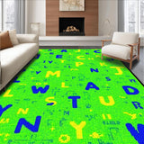 Cheerful Educational Rainbow Motif(Green)