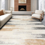 Ultra Soft Area Rug, Non Slip, Stain Resistant, Washable Area Rugs for Living Room, Bedroom, Chic Distressed Animal Motif(Gray)