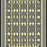 Ultra Soft Area Rug, Non Slip, Stain Resistant, Washable Area Rugs for Living Room, Bedroom, Vibrant Graphic Shapes with Rich Accents(Gold)