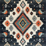 Geometric Black and White Harmony(Black)