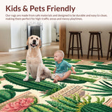 Vibrant Eclectic Desert Flora Motif(Green)