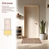 Joyful Multicolor Linear Design(Red)