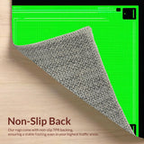 Bold Color Blocked Geometric Style(Green)