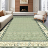 Inviting Cozy Geometric Border Theme(Green)