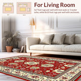 Rustic Red Geometric Composition(Red)