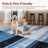 Chic Dynamic Wave Motif(Blue)