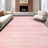 Ultra Soft Area Rug, Non Slip, Stain Resistant, Washable Area Rugs for Living Room, Bedroom, Vibrant Sweet Feminine Touch(Pink)