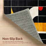 Dynamic Monochrome Geometric Motif(Black)