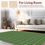 Classic Olive Green Checkerboard Style(Green)