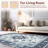 Chic Transitional Symmetrical Design(Blue)