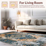 Chic Earthy Geometric Arrangement(Blue)