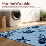 Vibrant Tropical Motif Runner(Blue)