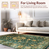 Distressed Earthy Medallion Aesthetic(Blue)