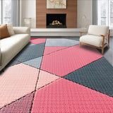 Ultra Soft Area Rug, Non Slip, Stain Resistant, Washable Area Rugs for Living Room, Bedroom, Abstract Washable Bedroom Luxury Area Rug(Pink)
