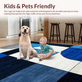 Elegant Modern Color Blocked Design(Blue)