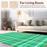 Inviting Farmhouse Striped Visual(Green)