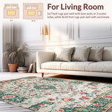 Cream Beige Distressed Artful Design(White)