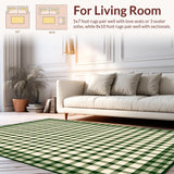 Rustic Checkered Texture Elegance(Green)