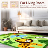 Bright Eclectic Wildlife Composition(Green)