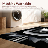 Eye catching Fluffy Checkerboard(Gray)