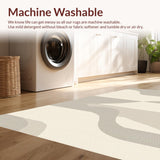 Minimalist Creamy Abstract Lines(Beige)