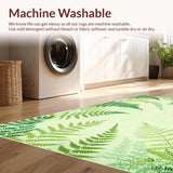 Sage Green Elegant Shag Design(Green)