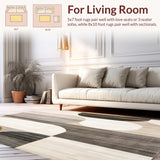 Ultra Soft Area Rug, Non Slip, Stain Resistant, Washable Area Rugs for Living Room, Bedroom, Khaki Door Mat Modern Non Skid Indoor Entrance Area(Beige)