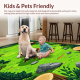 Joyful Cartoonish Scene(Green)