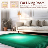 Chic UV Reactive Circular Motif(Green)