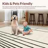 Contemporary Geometric Stripe Elegance(Beige)