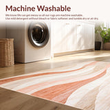 Beige Coral Velvet Area with Absorbent Non Slip Backing and Texture(Beige)