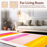 Delightful Textured Rainbow Style(Pink)