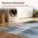 Luxurious Grey and Gold Swirl(Blue)