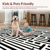 Chic Abstract Tiled Aesthetic Appeal(Black)