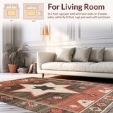 Ultra Soft Area Rug, Non Slip, Stain Resistant, Washable Area Rugs for Living Room, Bedroom, Modern Vibrant Paisley Design(Gray)