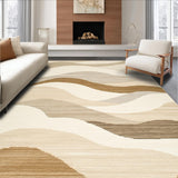 Ultra Soft Area Rug, Non Slip, Stain Resistant, Washable Area Rugs for Living Room, Bedroom, Sustainable Jute Textured Charm(Beige)