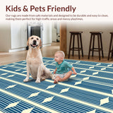 Mid Century Geometric Elegance(Blue)