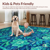 Vibrant Circular Textured Motif(Blue)